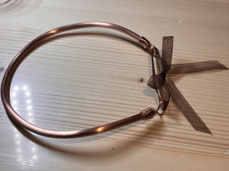 Colier din cupru handmade - semnatura de colectie