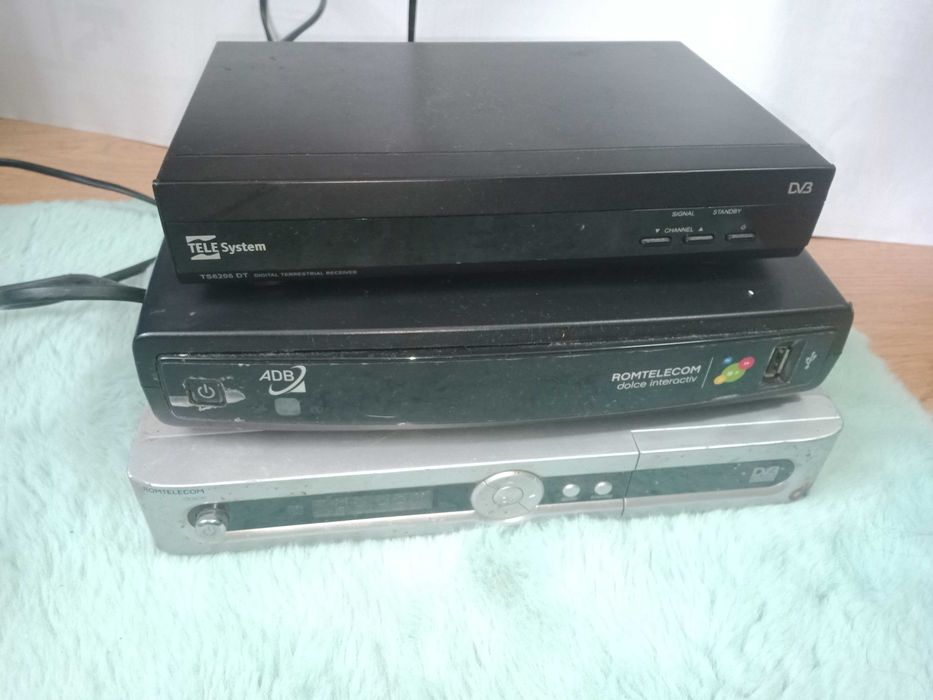 Lot Reciver 3 buc Romtelecom, Dolce si Telesystem