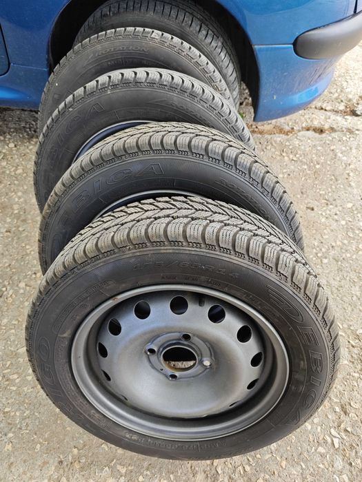 4 roti Peugeot 206 cu anvelope iarna DEBICA FRIGO 175 / 65 R14