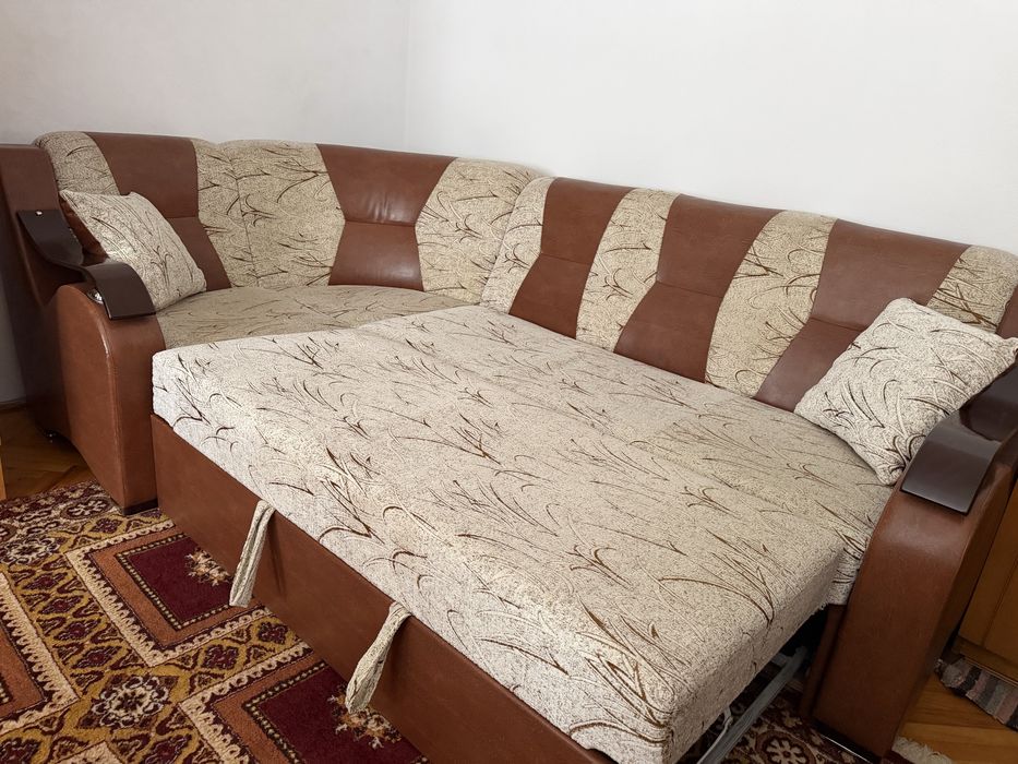 Colțar extensibil cu posibilitate de schimbare a curburii 260*160 cm
