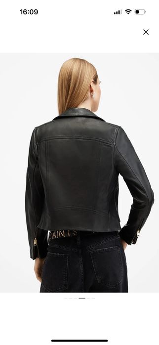 Кожено яке Allsaints - размер S