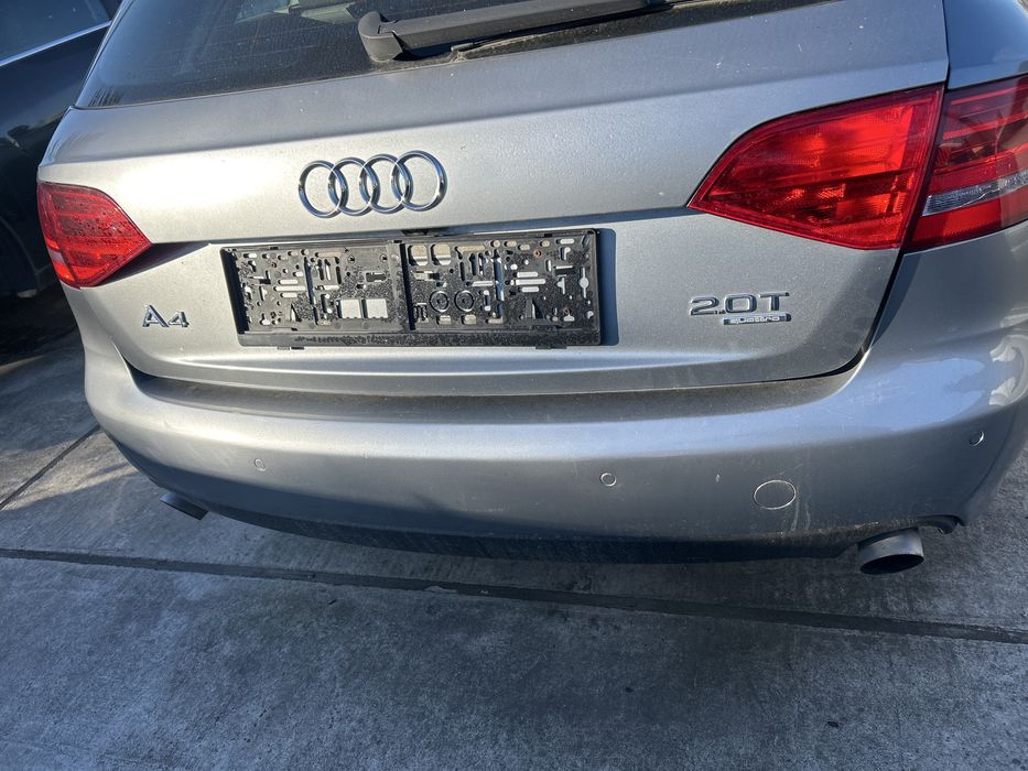 Bara spate Audi a4 b8 break model cu senzori parcare culoare LY7G