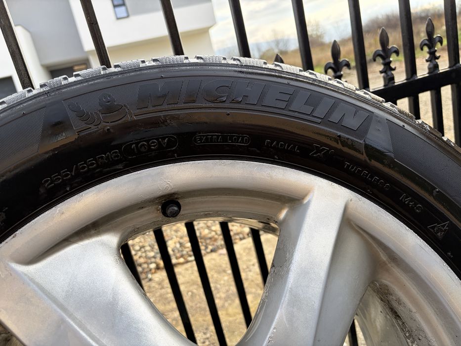Jante/Cauciuri iarna Michelin Touareg Audi Porsche 5x130 R18 255/55/18