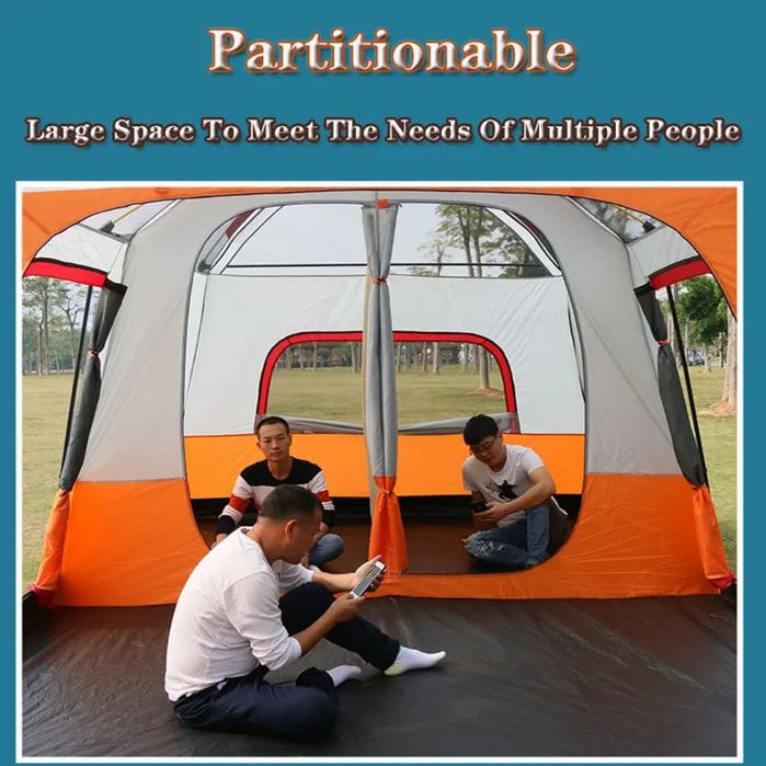 8-12 местная многофункциональная кемпинговая палатка