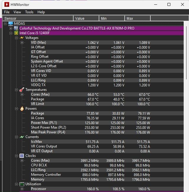 Процессор i5 12400f