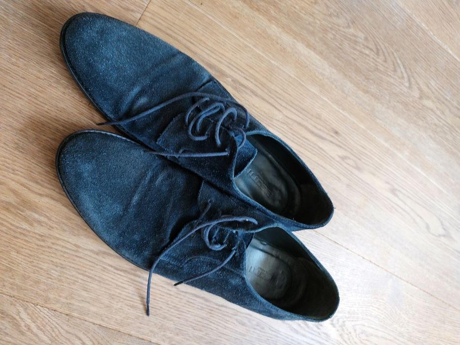 Pantofi  Bigotti, piele intoarsa, marime 43