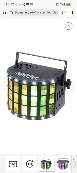 Lumini Scena VARYTEC Led Derby ST