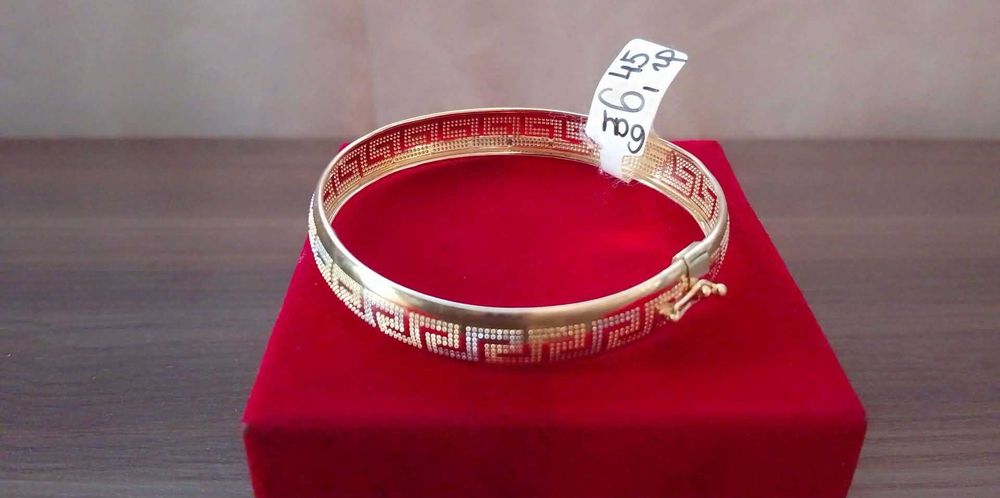 Златна гривна 14-карата 12.81 г 148.50лв грам