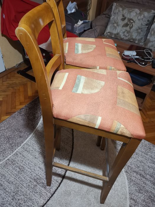 Бар столове дървени