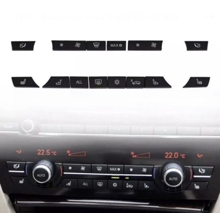 Set Butoane Buton panou clima AC Bmw Seria GT 5 7 F01 F10 F15 X5 X6