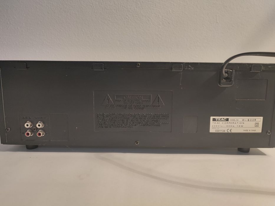 Deck Teac W 600R dublu auto reverse record