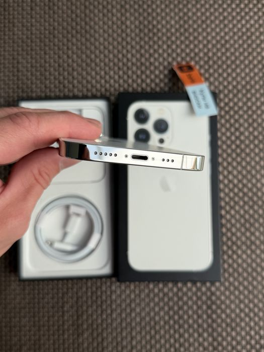 100% iPhone pro 128 silver*ЛИЗИНГ 15€/м айфон 13 про 128