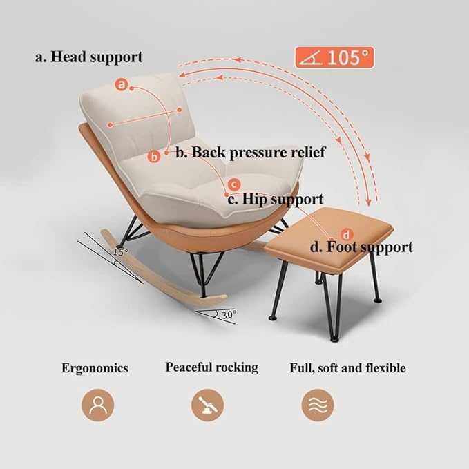 Современное кресло-качалка с пингвином/zamonaviy beshik kreslo  kr21