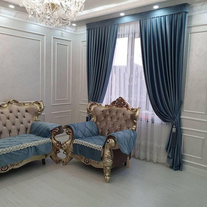 Пошив штор и шторы  заказ.