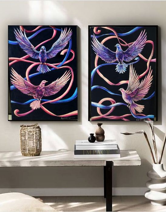 Картины маслом на бархате