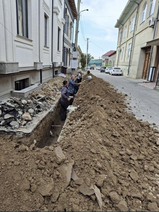 Ura qazish Transheya qazish Траншея Transhiya Казиш  Ура Сантехник