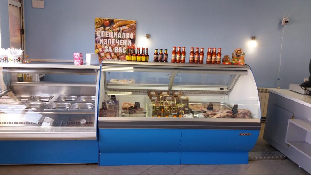 Хоризонтална , щандова хладилна витрина