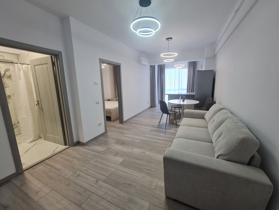 Închiriez apartament cu două camere în bloc nou mobilat si utilat