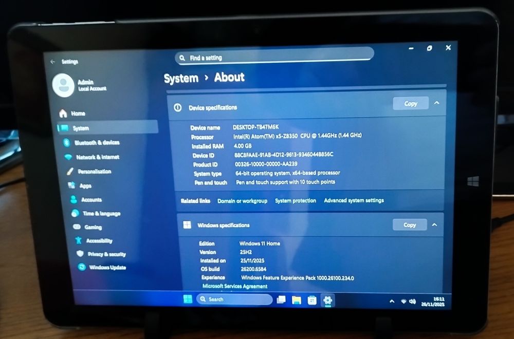 Tabletă 12 inch Windows 11  CHUWI HI12