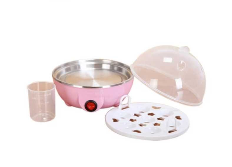 Яйцеварка на пара за 7/14 яйца с таймер, Уред за варене на яйца с пара