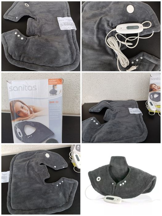 perna electrica cervicala sanitas shk 50 incalzire gat umeri relaxanta