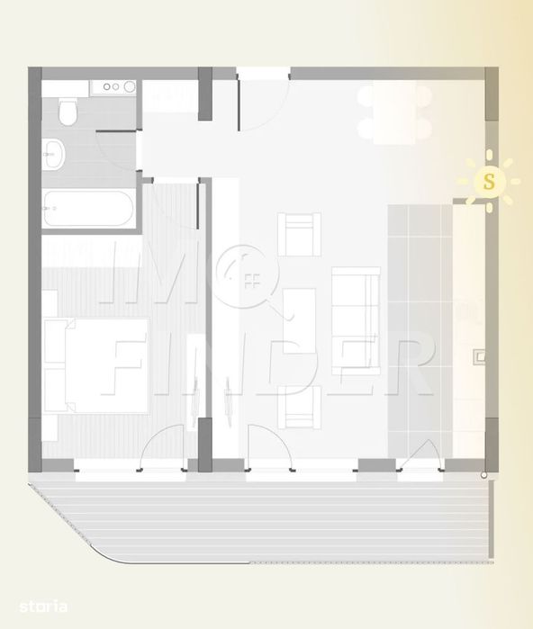 DIRECT DEZVOLTATOR- Vanzare 2 camere Floresti- Eroilor Residence