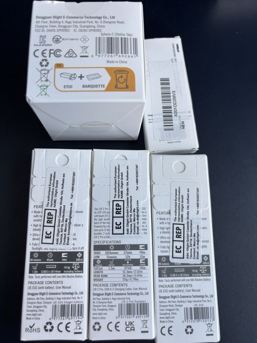 Нови olight i3E, i1R 2 pro, sphere C, otacle 2 mini pry bar, EDC
