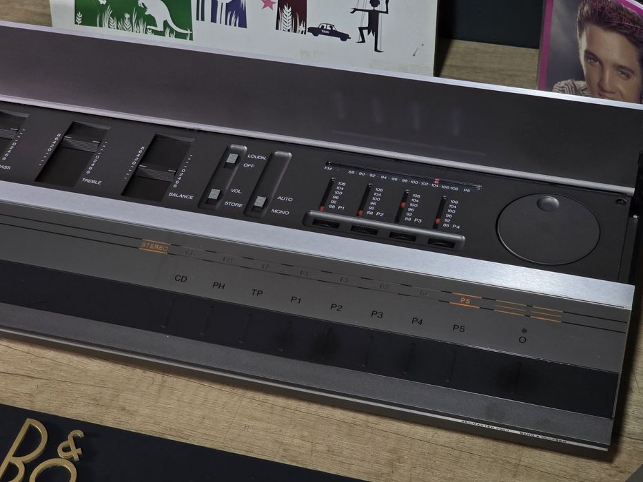 Reveiver BANG & OLUFSEN beomaster 3300, amplituner full touch, telecomanda,  retro hifi