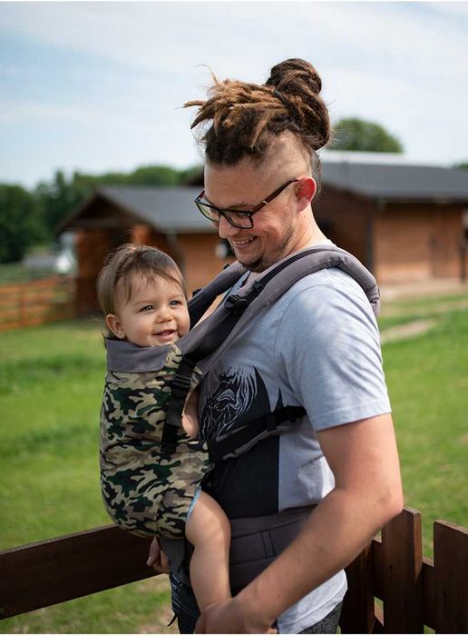 От 4+ месеца | Ергономична раница KinderHop MultiGrow - Moro