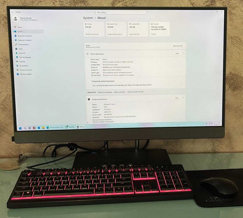 Sistem All-in-One Lenovo IdeaCentre AIO 5 27IAH7 - IN GARANTIE