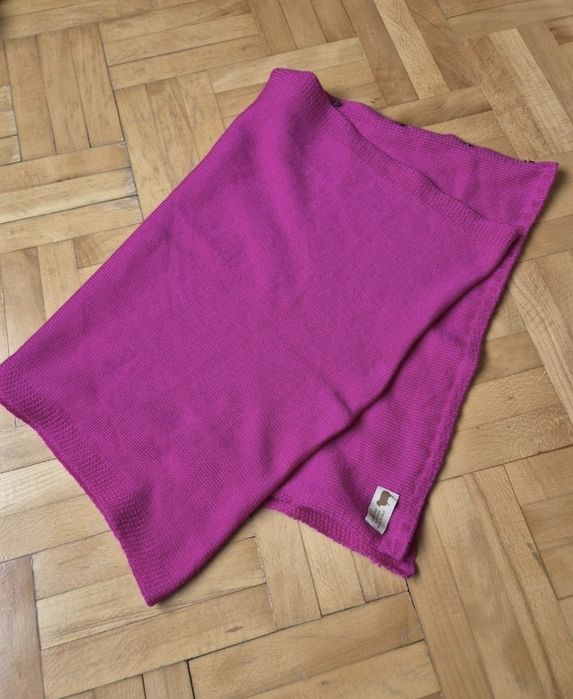 Şal Poncho de lux Pura Lana Italia, Convertibil, Lână Pură
