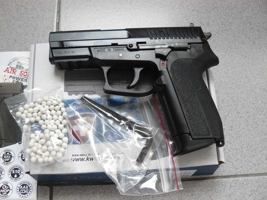 Pistol Airsoft SIG SAUER SP2022 KWC CO2 Metal Slide NBB,Nou In Cutie