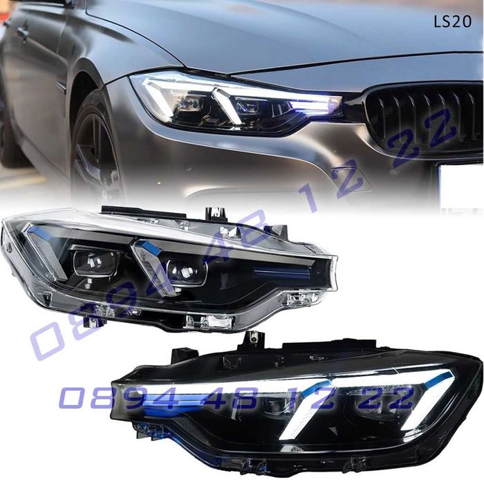 Тунинг LED фарове BMW 3 F30 F31 Халоген 13-18 G серия бмв ф30 лед