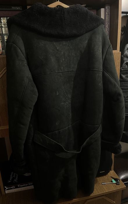 Полушубок из натуральной овчины, б/у