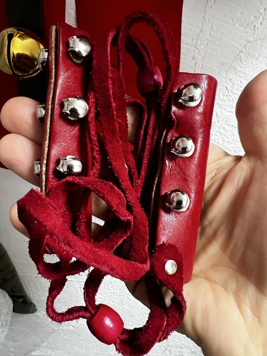 Аксессуар для волос США. кожанный. Ручная работа