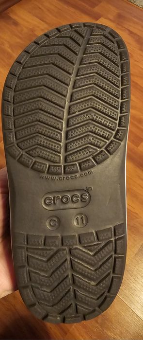 Saboti cu bareta slingback Crocband, Negru, 28-29