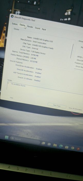 Laptop Acer Aspire VX5 -i7/32gb/512gb/2GB