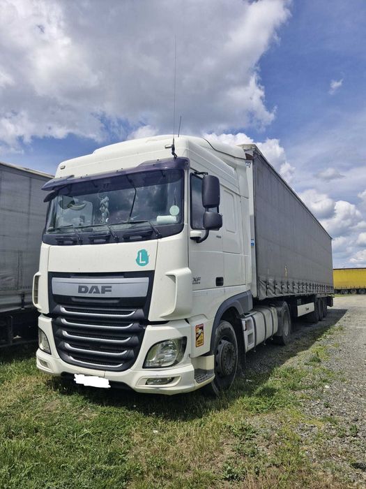 Ansamblu cap tractor Daf XF 106.460 2017 + semiremorca Krone standard 2014