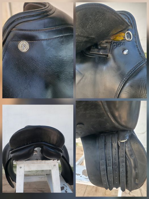 Kieffer Aachen Jumping  All Purpose 17” Inch Saddle – șa de echitație universal / Sărituri obstacole, stare foarte bună