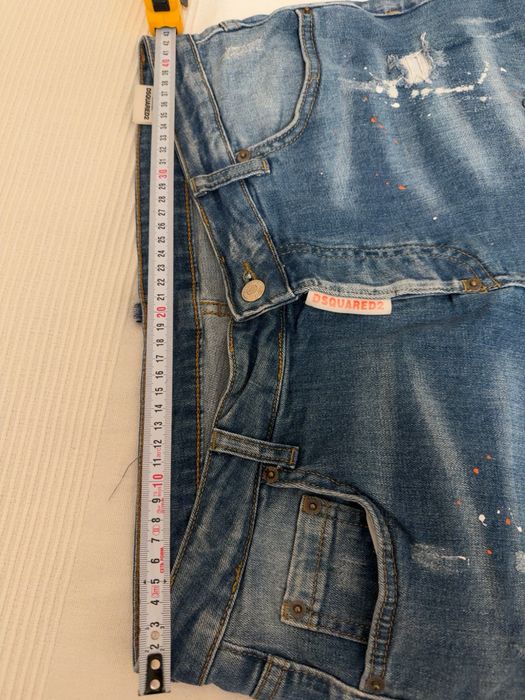 DSQUARED2 Skater дънкови бермуди/шорти, размер 54, Made in Italy