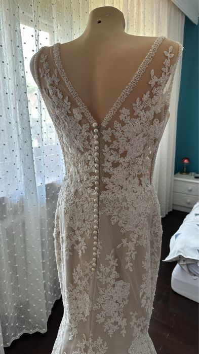 Rochie mireasa White Lady marimea M(46 marime romaneasca)