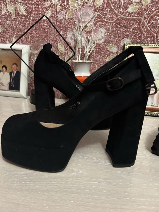 Новые туфли замша