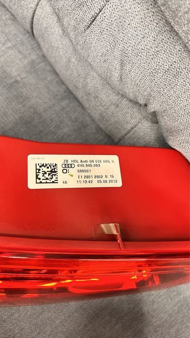 Set lampi spate LED Audi A8 4H 2011-2014, stare foarte buna