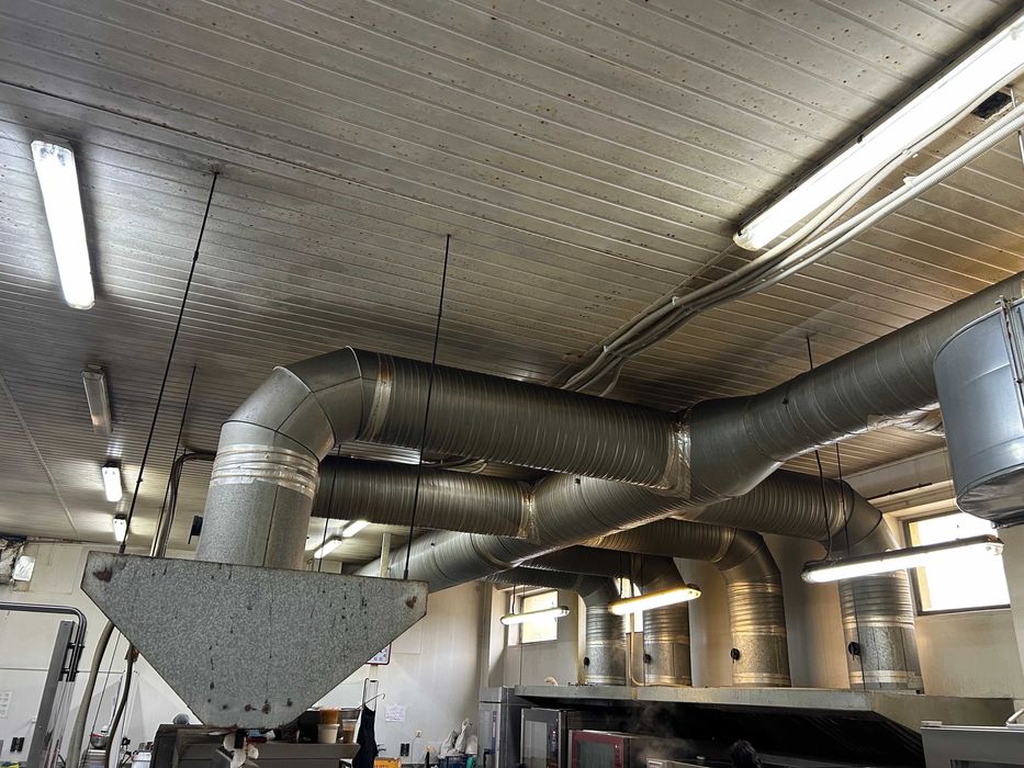 Професионално оборудване за кухня,спирални въздуховоди,аспирация