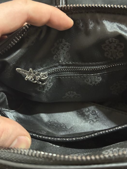 Geanta Piele Chrome Hearts neagra Noua