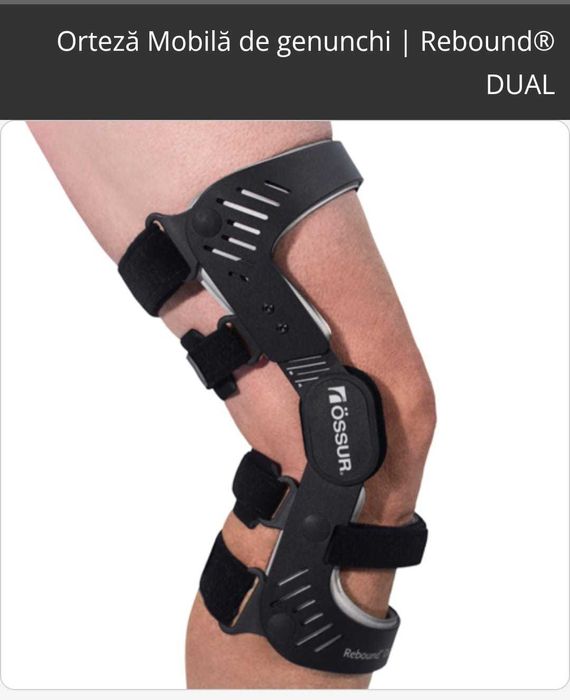 Orteza mobila de genunchi Rebound Dual right