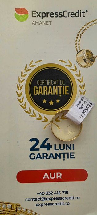 Verigheta Aur 14K 3.79g (AG35 B:35663.4)Garantie 2 Ani!