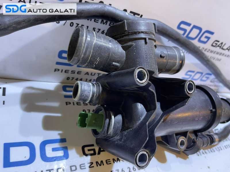 Corp Carcasa Termostat Senzor Temperatura Apa Ford Mondeo 4 2.0 TDCI 2007 - 2015 Cod 9656182980 [S0109]