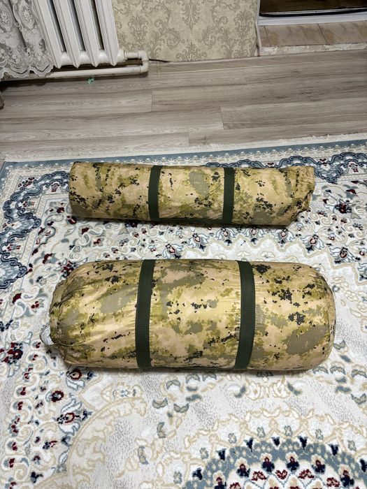 Спальный мешок + кармат (военный)