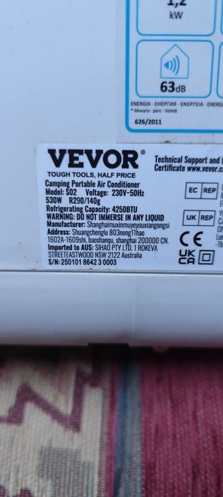 aer condiționat rulota cort